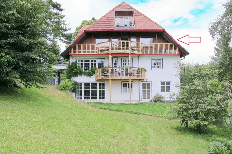 Ansicht von S�den Etagenwohnung Hinterzarten