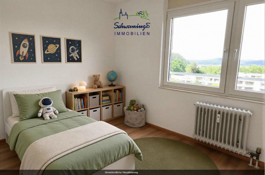 Einrichtungsbeispiel Kinderzimmer Terrassenwohnung Denzlingen